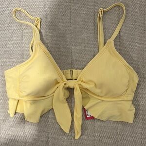 Xhilaration Yellow Bikini Top